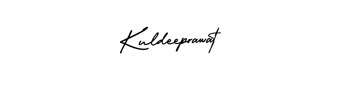 How to make Kuldeeprawat name signature. Use AmerikaSignatureDemo-Regular style for creating short signs online. This is the latest handwritten sign. Kuldeeprawat signature style 3 images and pictures png