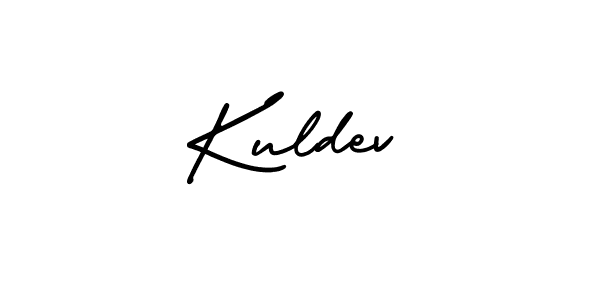 It looks lik you need a new signature style for name Kuldev. Design unique handwritten (AmerikaSignatureDemo-Regular) signature with our free signature maker in just a few clicks. Kuldev signature style 3 images and pictures png