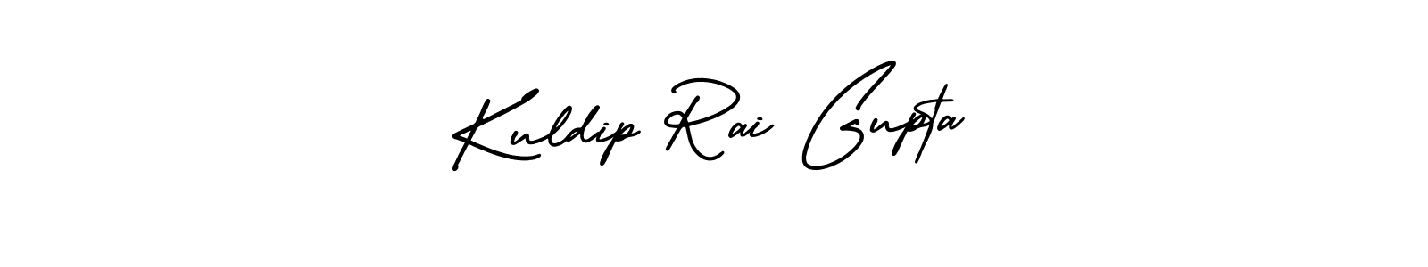 Make a beautiful signature design for name Kuldip Rai Gupta. With this signature (AmerikaSignatureDemo-Regular) style, you can create a handwritten signature for free. Kuldip Rai Gupta signature style 3 images and pictures png