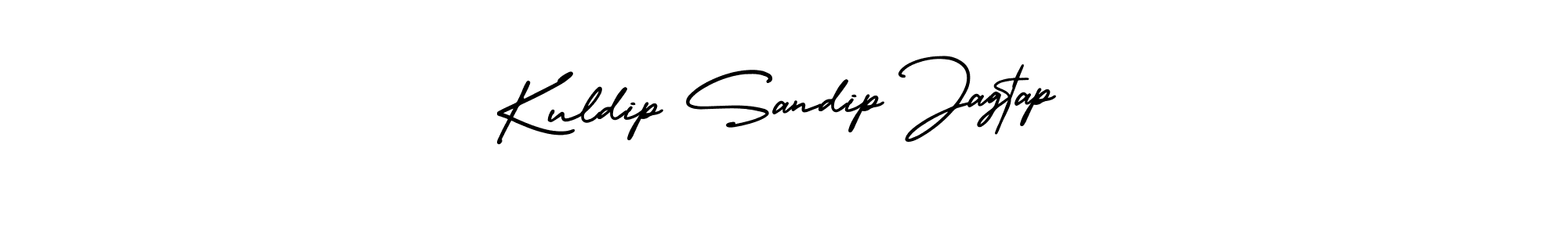 This is the best signature style for the Kuldip Sandip Jagtap name. Also you like these signature font (AmerikaSignatureDemo-Regular). Mix name signature. Kuldip Sandip Jagtap signature style 3 images and pictures png