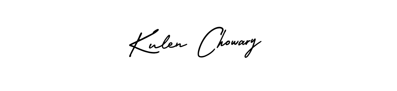 Best and Professional Signature Style for Kulen Chowary. AmerikaSignatureDemo-Regular Best Signature Style Collection. Kulen Chowary signature style 3 images and pictures png