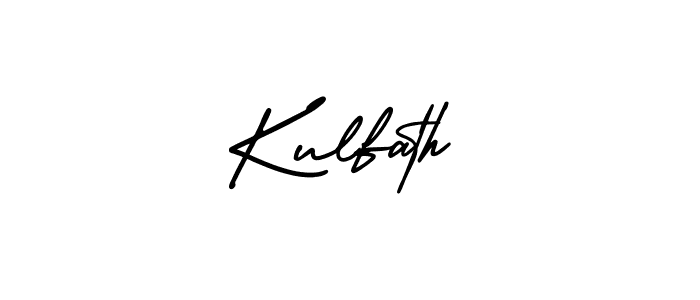 How to Draw Kulfath signature style? AmerikaSignatureDemo-Regular is a latest design signature styles for name Kulfath. Kulfath signature style 3 images and pictures png