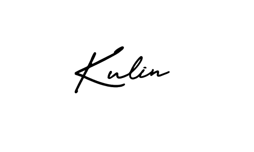 How to make Kulin signature? AmerikaSignatureDemo-Regular is a professional autograph style. Create handwritten signature for Kulin name. Kulin signature style 3 images and pictures png