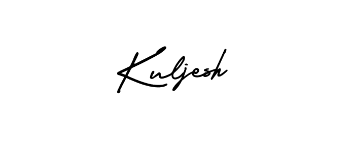 Also we have Kuljesh name is the best signature style. Create professional handwritten signature collection using AmerikaSignatureDemo-Regular autograph style. Kuljesh signature style 3 images and pictures png