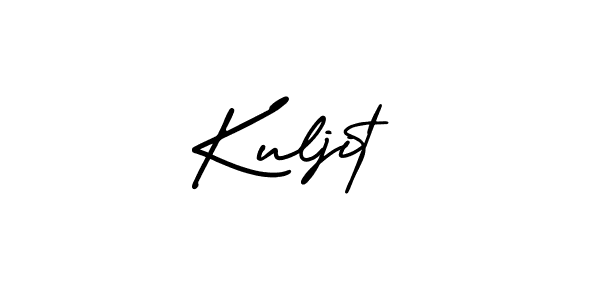 You should practise on your own different ways (AmerikaSignatureDemo-Regular) to write your name (Kuljit) in signature. don't let someone else do it for you. Kuljit signature style 3 images and pictures png