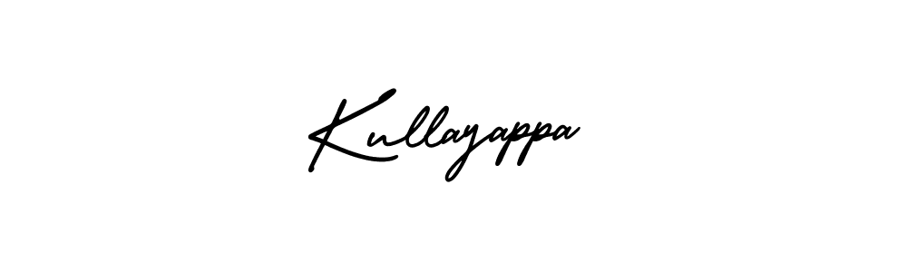 How to make Kullayappa name signature. Use AmerikaSignatureDemo-Regular style for creating short signs online. This is the latest handwritten sign. Kullayappa signature style 3 images and pictures png