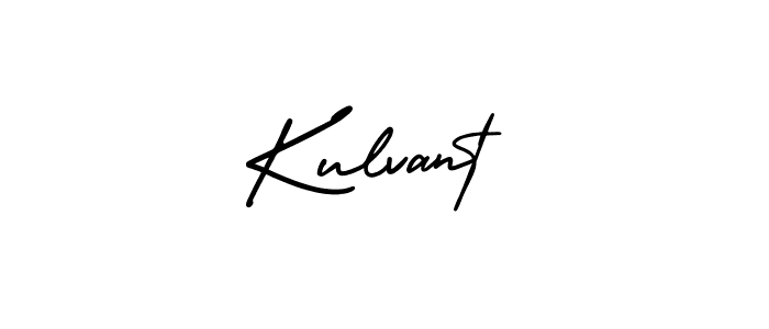 Make a beautiful signature design for name Kulvant. With this signature (AmerikaSignatureDemo-Regular) style, you can create a handwritten signature for free. Kulvant signature style 3 images and pictures png