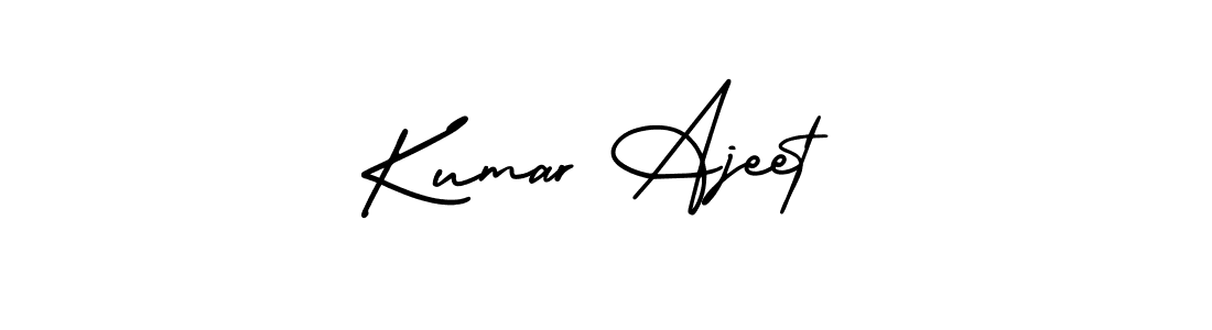 Make a beautiful signature design for name Kumar Ajeet. With this signature (AmerikaSignatureDemo-Regular) style, you can create a handwritten signature for free. Kumar Ajeet signature style 3 images and pictures png