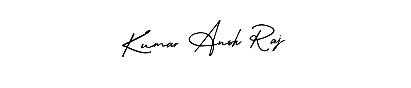 Make a beautiful signature design for name Kumar Ansh Raj. With this signature (AmerikaSignatureDemo-Regular) style, you can create a handwritten signature for free. Kumar Ansh Raj signature style 3 images and pictures png