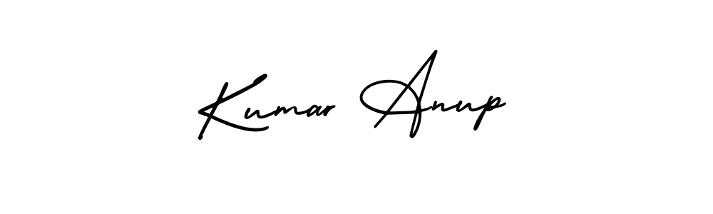 This is the best signature style for the Kumar Anup name. Also you like these signature font (AmerikaSignatureDemo-Regular). Mix name signature. Kumar Anup signature style 3 images and pictures png