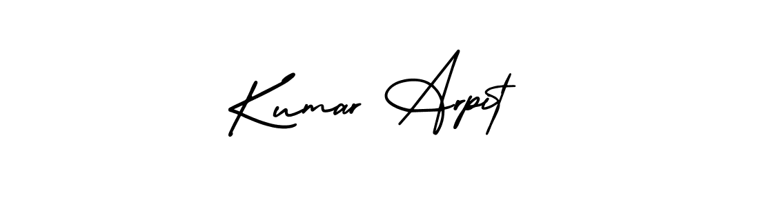 How to make Kumar Arpit name signature. Use AmerikaSignatureDemo-Regular style for creating short signs online. This is the latest handwritten sign. Kumar Arpit signature style 3 images and pictures png