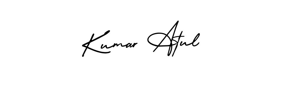 if you are searching for the best signature style for your name Kumar Atul. so please give up your signature search. here we have designed multiple signature styles  using AmerikaSignatureDemo-Regular. Kumar Atul signature style 3 images and pictures png