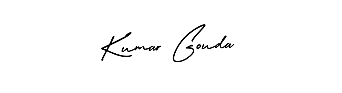 How to Draw Kumar Gouda signature style? AmerikaSignatureDemo-Regular is a latest design signature styles for name Kumar Gouda. Kumar Gouda signature style 3 images and pictures png