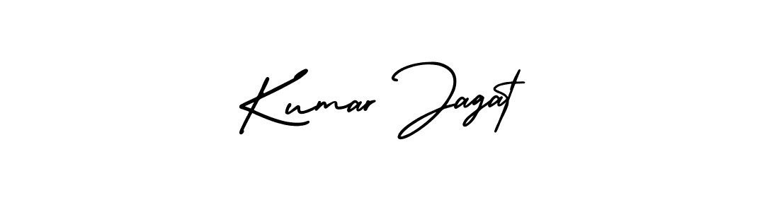 Also we have Kumar Jagat name is the best signature style. Create professional handwritten signature collection using AmerikaSignatureDemo-Regular autograph style. Kumar Jagat signature style 3 images and pictures png