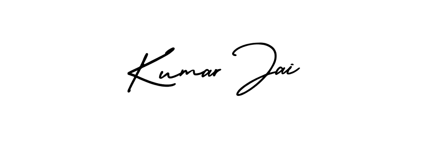 Use a signature maker to create a handwritten signature online. With this signature software, you can design (AmerikaSignatureDemo-Regular) your own signature for name Kumar Jai. Kumar Jai signature style 3 images and pictures png