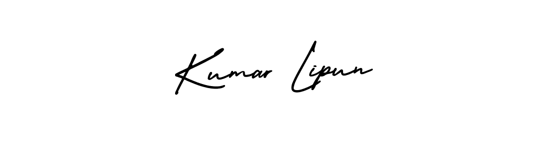 AmerikaSignatureDemo-Regular is a professional signature style that is perfect for those who want to add a touch of class to their signature. It is also a great choice for those who want to make their signature more unique. Get Kumar Lipun name to fancy signature for free. Kumar Lipun signature style 3 images and pictures png