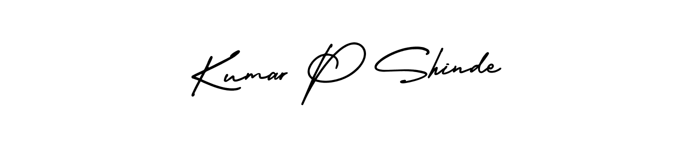 Also You can easily find your signature by using the search form. We will create Kumar P Shinde name handwritten signature images for you free of cost using AmerikaSignatureDemo-Regular sign style. Kumar P Shinde signature style 3 images and pictures png