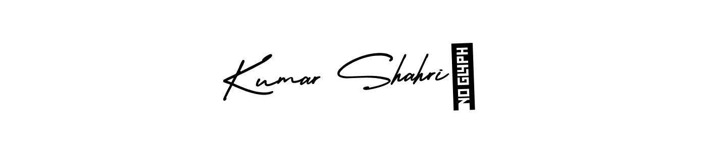 How to make Kumar Shahri  name signature. Use AmerikaSignatureDemo-Regular style for creating short signs online. This is the latest handwritten sign. Kumar Shahri  signature style 3 images and pictures png