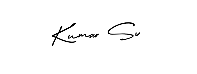 This is the best signature style for the Kumar Sv name. Also you like these signature font (AmerikaSignatureDemo-Regular). Mix name signature. Kumar Sv signature style 3 images and pictures png