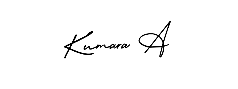 AmerikaSignatureDemo-Regular is a professional signature style that is perfect for those who want to add a touch of class to their signature. It is also a great choice for those who want to make their signature more unique. Get Kumara A name to fancy signature for free. Kumara A signature style 3 images and pictures png
