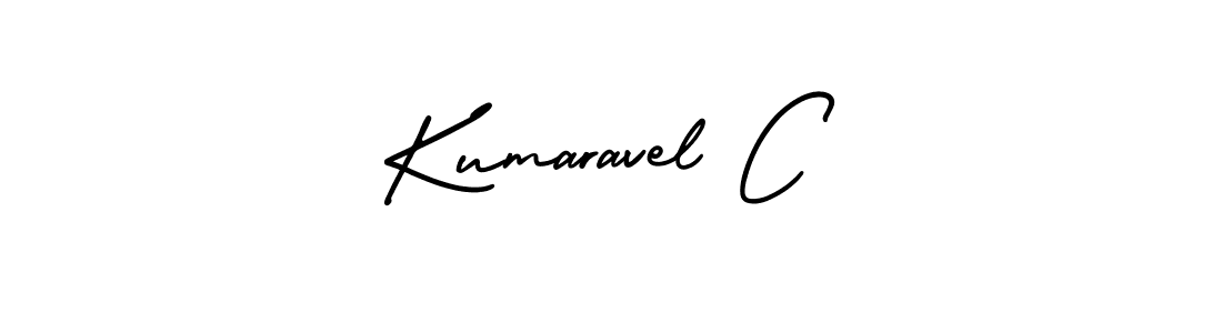 The best way (AmerikaSignatureDemo-Regular) to make a short signature is to pick only two or three words in your name. The name Kumaravel C include a total of six letters. For converting this name. Kumaravel C signature style 3 images and pictures png