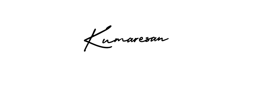 The best way (AmerikaSignatureDemo-Regular) to make a short signature is to pick only two or three words in your name. The name Kumaresan include a total of six letters. For converting this name. Kumaresan signature style 3 images and pictures png