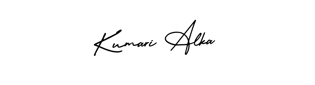 Make a beautiful signature design for name Kumari Alka. Use this online signature maker to create a handwritten signature for free. Kumari Alka signature style 3 images and pictures png