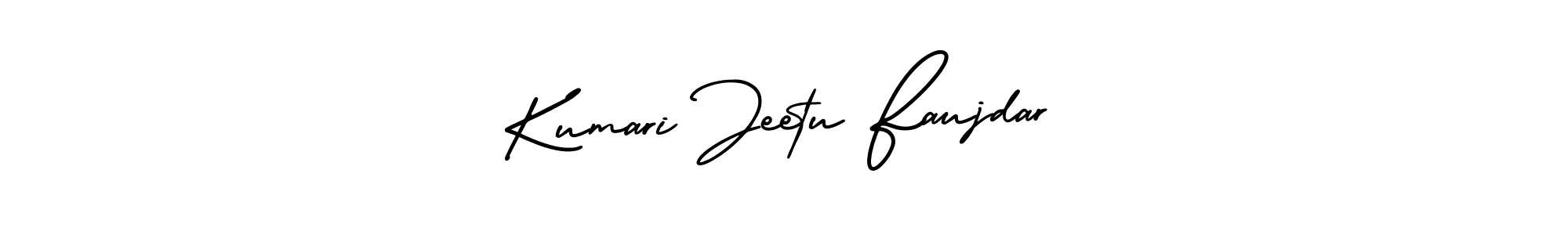 Use a signature maker to create a handwritten signature online. With this signature software, you can design (AmerikaSignatureDemo-Regular) your own signature for name Kumari Jeetu Faujdar. Kumari Jeetu Faujdar signature style 3 images and pictures png