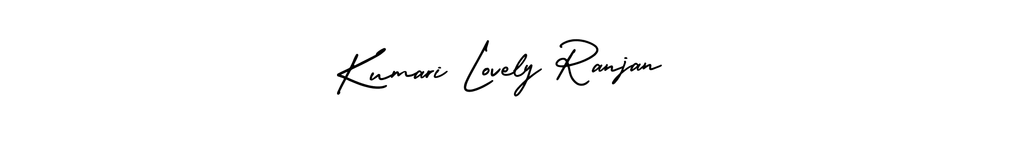 It looks lik you need a new signature style for name Kumari Lovely Ranjan. Design unique handwritten (AmerikaSignatureDemo-Regular) signature with our free signature maker in just a few clicks. Kumari Lovely Ranjan signature style 3 images and pictures png