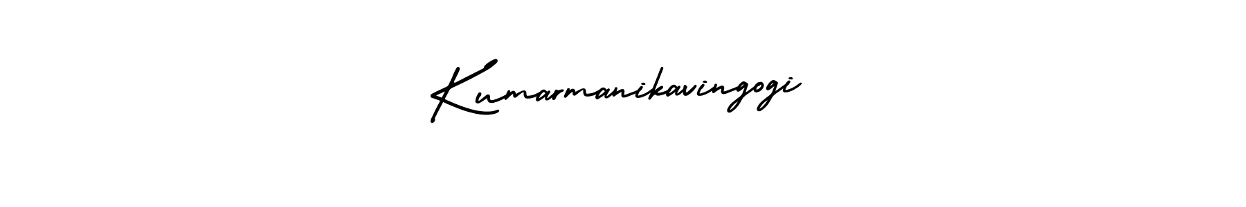 It looks lik you need a new signature style for name Kumarmanikavingogi. Design unique handwritten (AmerikaSignatureDemo-Regular) signature with our free signature maker in just a few clicks. Kumarmanikavingogi signature style 3 images and pictures png