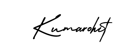 Try this chic Kumarohit handwritten sign style. Using AmerikaSignatureDemo-Regular font elements, it gives your name a sleek, memorable identity. Kumarohit signature style 3 images and pictures png