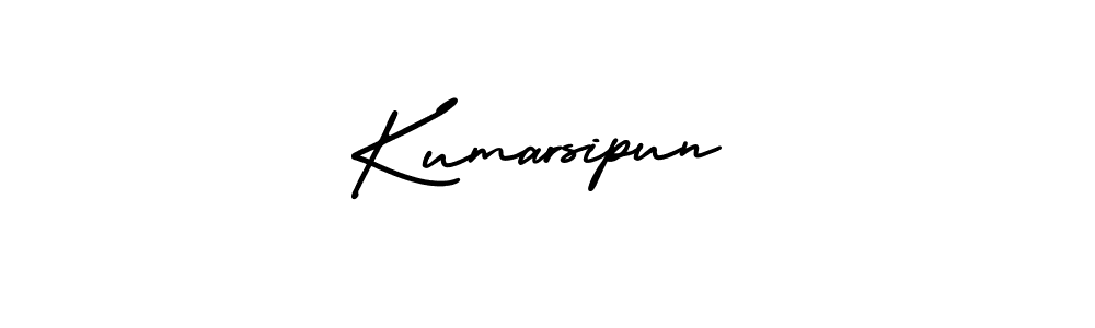 Use a signature maker to create a handwritten signature online. With this signature software, you can design (AmerikaSignatureDemo-Regular) your own signature for name Kumarsipun. Kumarsipun signature style 3 images and pictures png