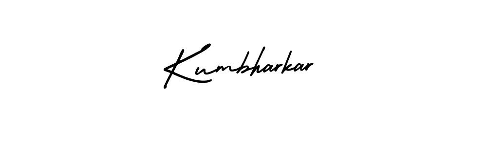 Also we have Kumbharkar name is the best signature style. Create professional handwritten signature collection using AmerikaSignatureDemo-Regular autograph style. Kumbharkar signature style 3 images and pictures png