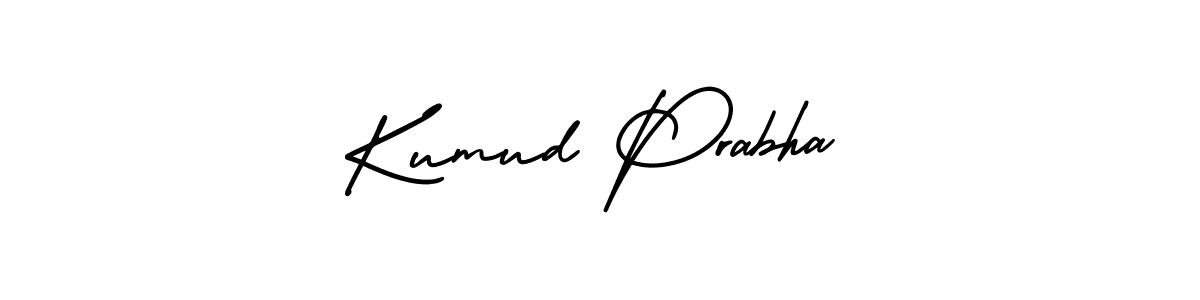 Design your own signature with our free online signature maker. With this signature software, you can create a handwritten (AmerikaSignatureDemo-Regular) signature for name Kumud Prabha. Kumud Prabha signature style 3 images and pictures png