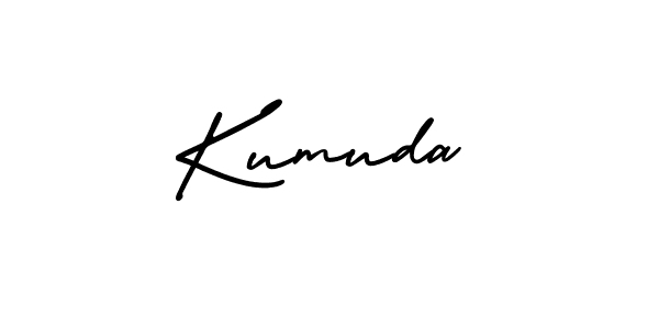 How to Draw Kumuda signature style? AmerikaSignatureDemo-Regular is a latest design signature styles for name Kumuda. Kumuda signature style 3 images and pictures png