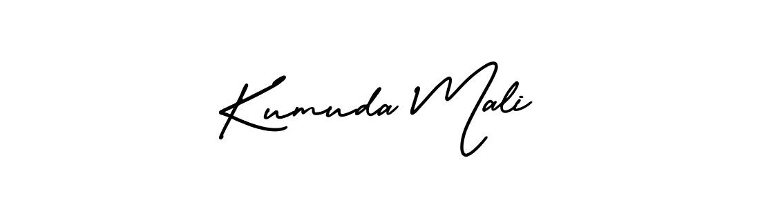 Use a signature maker to create a handwritten signature online. With this signature software, you can design (AmerikaSignatureDemo-Regular) your own signature for name Kumuda Mali. Kumuda Mali signature style 3 images and pictures png