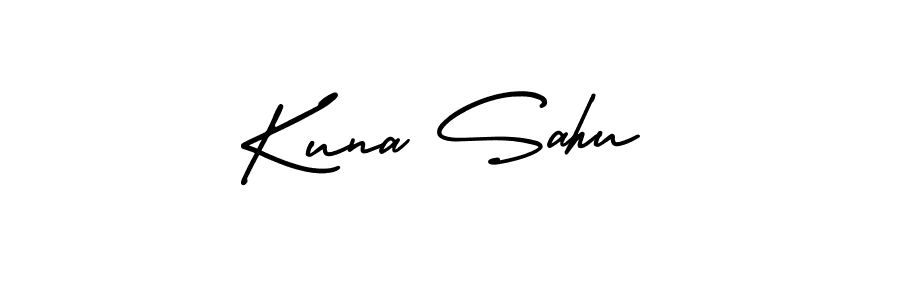 AmerikaSignatureDemo-Regular is a professional signature style that is perfect for those who want to add a touch of class to their signature. It is also a great choice for those who want to make their signature more unique. Get Kuna Sahu name to fancy signature for free. Kuna Sahu signature style 3 images and pictures png