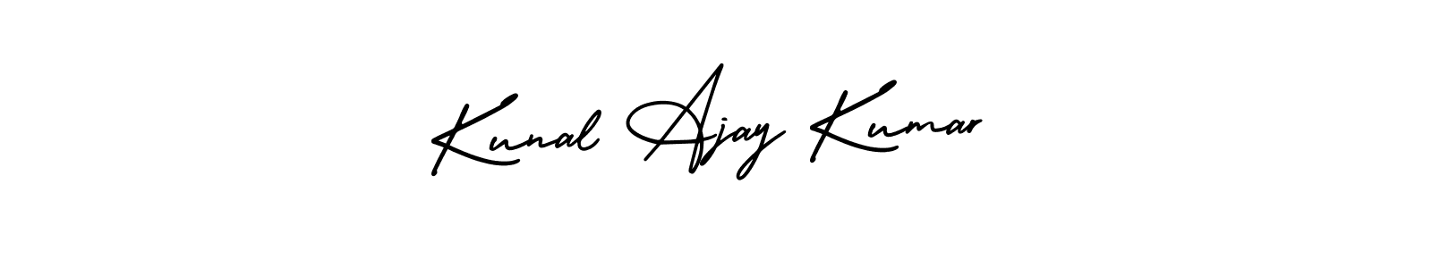 Also we have Kunal Ajay Kumar name is the best signature style. Create professional handwritten signature collection using AmerikaSignatureDemo-Regular autograph style. Kunal Ajay Kumar signature style 3 images and pictures png