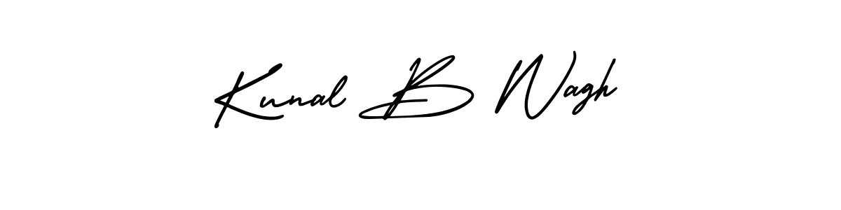 It looks lik you need a new signature style for name Kunal B Wagh. Design unique handwritten (AmerikaSignatureDemo-Regular) signature with our free signature maker in just a few clicks. Kunal B Wagh signature style 3 images and pictures png