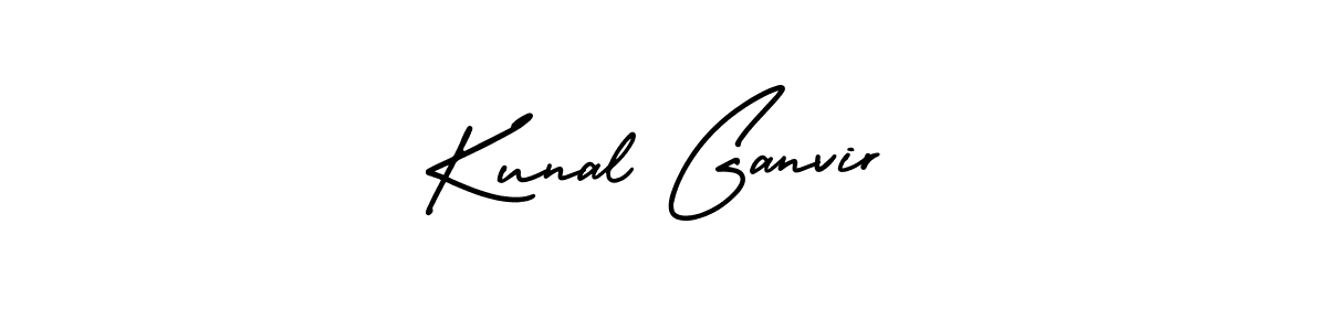 Use a signature maker to create a handwritten signature online. With this signature software, you can design (AmerikaSignatureDemo-Regular) your own signature for name Kunal Ganvir. Kunal Ganvir signature style 3 images and pictures png