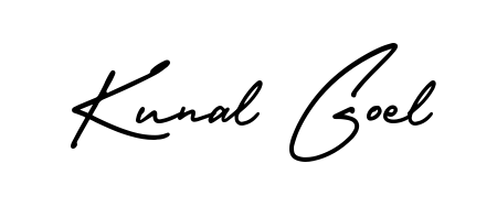 The AmerikaSignatureDemo-Regular lettering style adds unique flourish to name Kunal Goel. Stand out with a custom digital autograph made in seconds. Kunal Goel signature style 3 images and pictures png