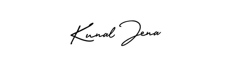 Kunal Jena stylish signature style. Best Handwritten Sign (AmerikaSignatureDemo-Regular) for my name. Handwritten Signature Collection Ideas for my name Kunal Jena. Kunal Jena signature style 3 images and pictures png