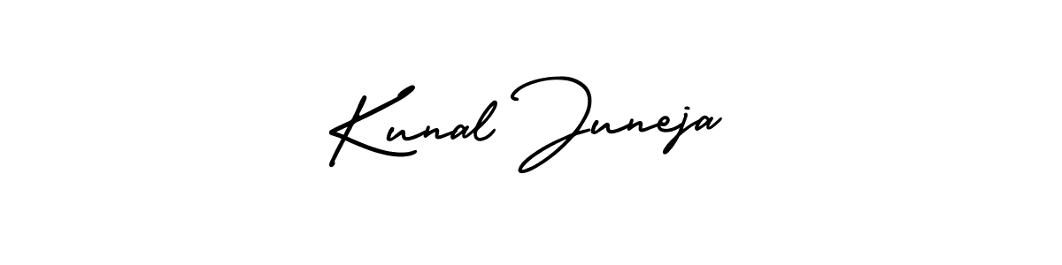 Best and Professional Signature Style for Kunal Juneja. AmerikaSignatureDemo-Regular Best Signature Style Collection. Kunal Juneja signature style 3 images and pictures png