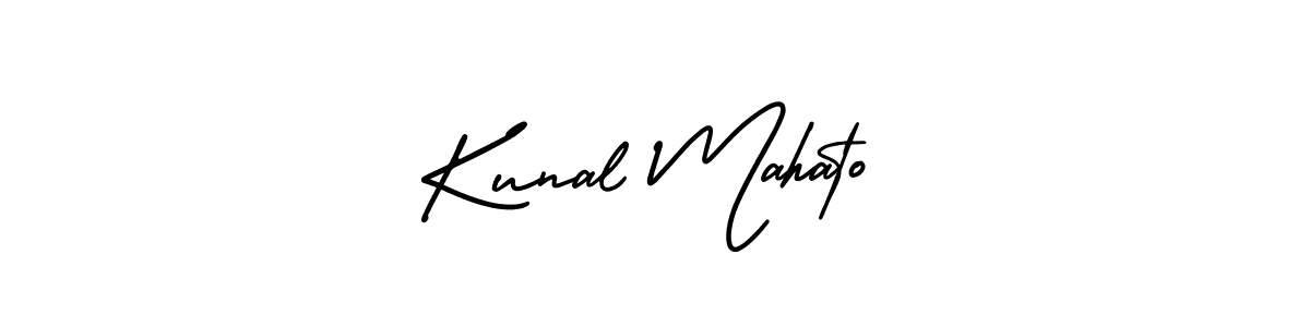 Create a beautiful signature design for name Kunal Mahato. With this signature (AmerikaSignatureDemo-Regular) fonts, you can make a handwritten signature for free. Kunal Mahato signature style 3 images and pictures png