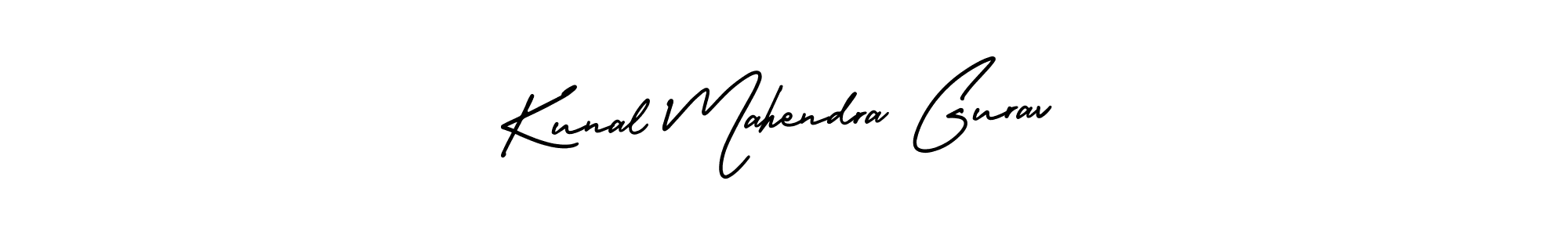 This is the best signature style for the Kunal Mahendra Gurav name. Also you like these signature font (AmerikaSignatureDemo-Regular). Mix name signature. Kunal Mahendra Gurav signature style 3 images and pictures png
