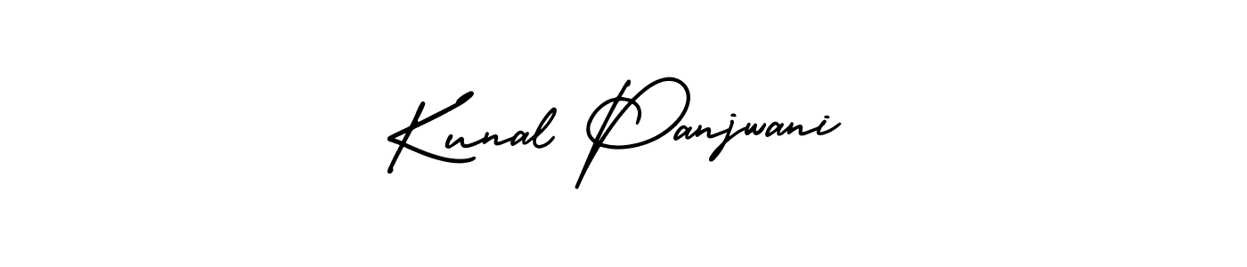 How to Draw Kunal Panjwani signature style? AmerikaSignatureDemo-Regular is a latest design signature styles for name Kunal Panjwani. Kunal Panjwani signature style 3 images and pictures png