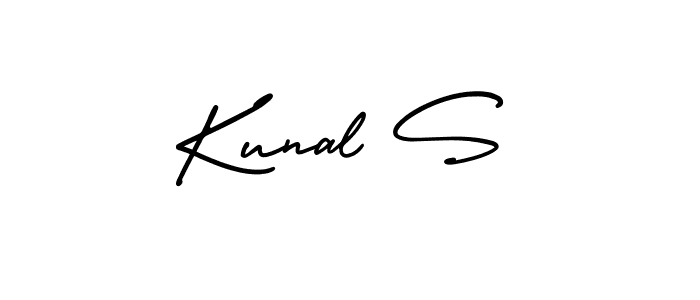 Best and Professional Signature Style for Kunal S. AmerikaSignatureDemo-Regular Best Signature Style Collection. Kunal S signature style 3 images and pictures png