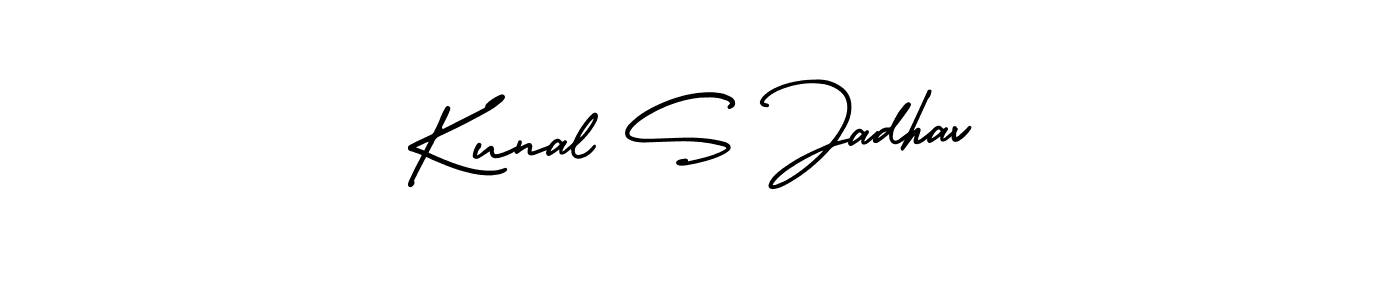 Also we have Kunal S Jadhav name is the best signature style. Create professional handwritten signature collection using AmerikaSignatureDemo-Regular autograph style. Kunal S Jadhav signature style 3 images and pictures png