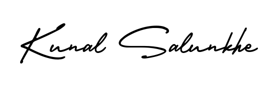 Use a signature maker to create a handwritten signature online. With this signature software, you can design (AmerikaSignatureDemo-Regular) your own signature for name Kunal Salunkhe. Kunal Salunkhe signature style 3 images and pictures png