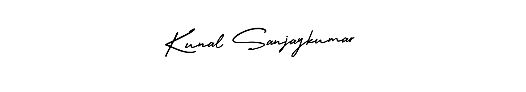 Design your own signature with our free online signature maker. With this signature software, you can create a handwritten (AmerikaSignatureDemo-Regular) signature for name Kunal Sanjaykumar. Kunal Sanjaykumar signature style 3 images and pictures png